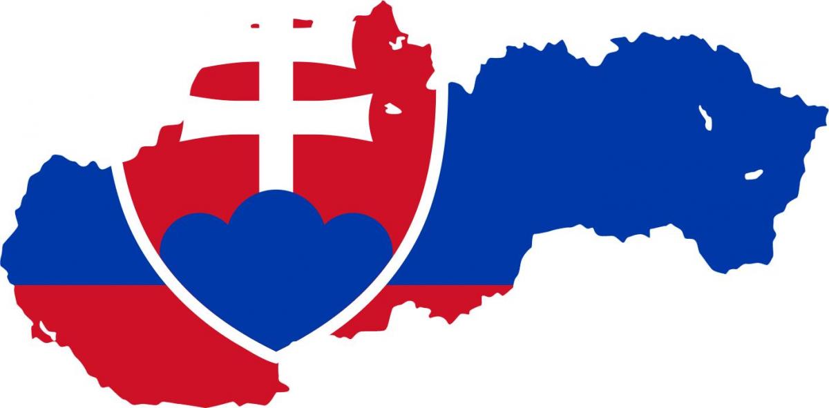 kartes Slovākijas karoga