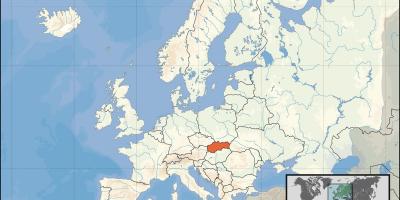 Slovākija atrašanās vietu uz pasaules kartes